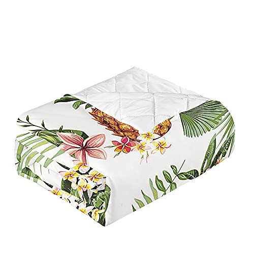 Couvre lit matelassée de qualité supérieure en microfibre douce 3D - 3