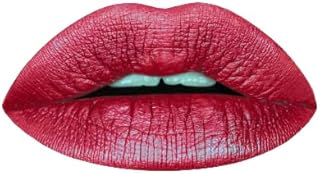 Aromi Lápiz labial líquido metálico rojo oscu...