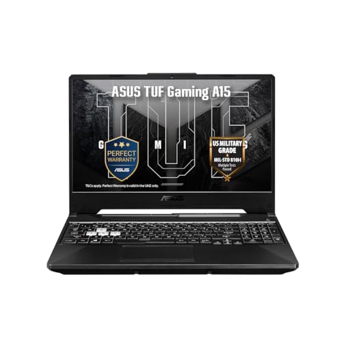 ASUS TUF Gaming A15 Gaming Laptop (Graphite Black) | 15.6FHD (1920 x 1080) 144Hz Display AMD Ryzen 7 8845H NVIDIA RTX3050 4GB 8GB RAM 512GB SSD Win11 [FA506NCG-HN347W]