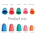 Finger Grips 10 Pack PCS Rubber Fingers Tip Fingers Covers, 5 Different Sizes Colors Finger Protector Covers Rubber Thimbles for FingerTips Protection Reusable Finger-Pads Grip for Paperwork