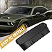 Hoypeyfiy 1 Pair 68378080AB Car Hood Air Vent Cover Black Front Side Air Vent Cover, Replacement for Dodge Challenger Redeye 2019-2020, Replaces 68378081AB