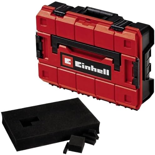 Bild 9 - Original Einhell E-Case S-F Systemkoffer (max. 25 kg, universelle Aufbewahrung und Transport von Zubehör und Werkzeug, stapelbar, verknüpfbar, inkl. Schaumstoffeinlage)