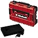 Produktbild Einhell Systemkoffer E-Case S-F (für universelle Aufbewahrung von Werkzeug, 44x32x13 cm Außenmaße, max. 25 kg Beladung, spritzwassergeschützt, stapelbar, inkl. Rasterschaumstoff)