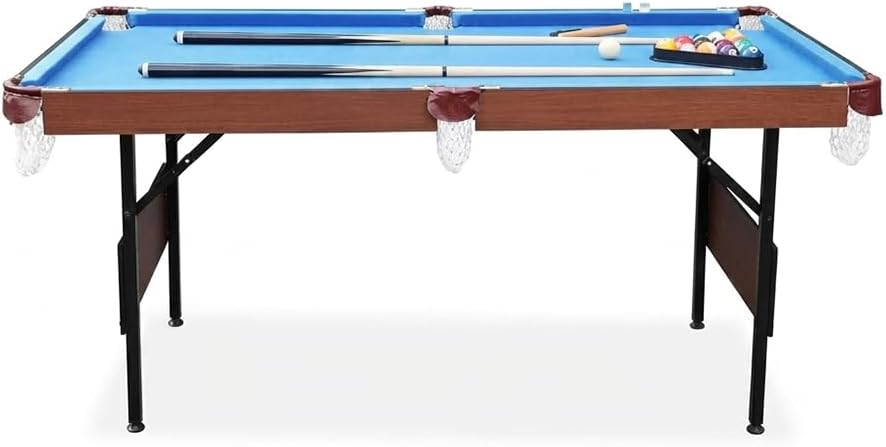 RACK Crux 55-inch Folding Billiard/Pool Table – Portable, Space-Saving Foldable Design
