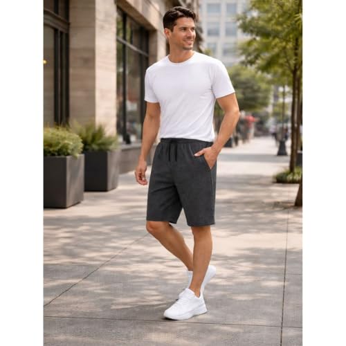 Image of KART BLACK Plus Sizes Men's Cotton Knee Length Shorts(M,L,XL,XXL,XXXL,4XL,5XL Shorts)| Casual and Night Wear Mens Shorts