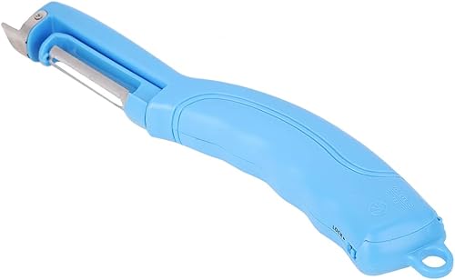 Miniatura 9 de Maxmartt Pelador eléctrico de verduras, pelador de papas eléctrico de mano, hoja de acero inoxidable, pelador de zanahoria, pelador de zanahoria,