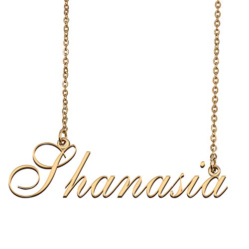 HUAN XUN Custom Made Delicate Any Name Necklace for Mother Shanasia