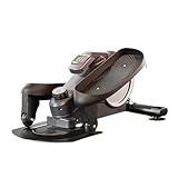 Mini Ellipsentrainer – Kompakte Untertischausrüstung für kleine Räume, leiser Low-Impact-Stepper, tragbare Fitness-Lösung für Zuhause, Büro und Senioren