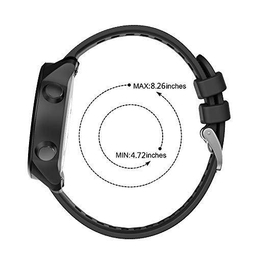 Correa de silicona 20mm para Garmin Forerunner miniatura 5