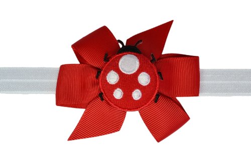 Funny Girl Designs Baby and Toddler Girls Cute Critter Elastic Bow Headband