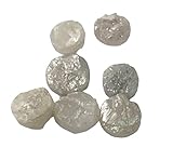 Gems For Jewels 3.5-4mm Approx, Grey White Rough Diamond Discs, Diamond Tyre, 1Pc, Diamond Studs, Diamond Button Shape, Raw Diamond, Uncut Diamond - DS166C, 3.5-4mm