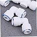 Holibanna 8pcs Water Pipe Quick Connect Fittings Hose Adapter Set Easy Install No Tools for Ro System Filters