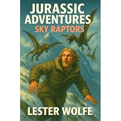 Jurassic Adventures - Sky Raptors Audiolibro Por Lester Wolfe arte de portada