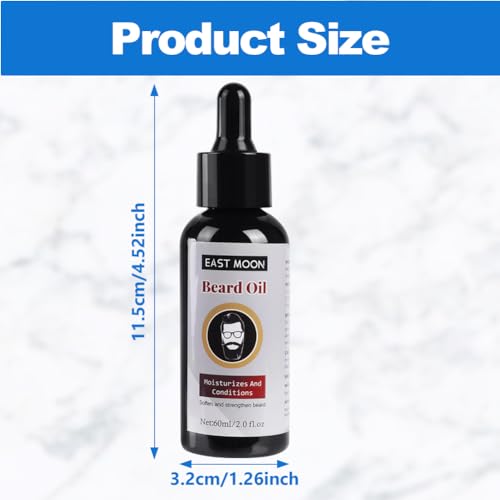 LOPHE Beard Oil for Men, Natural Skincare and Grooming Beard Oil, Non-Greasy Facial Hair Softener & Moisturiser, Beard Conditioner for Beard Growth, Care, Ideal Gifts for Men Dad Boyfriend (60 ml) - Image 5