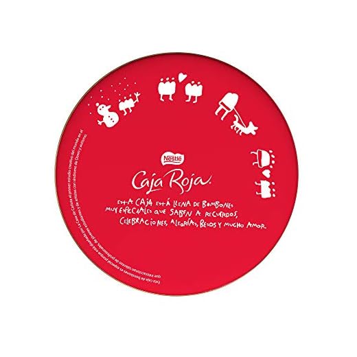 NESTLÉ CAJA ROJA bombones de chocolate con leche lata 250g