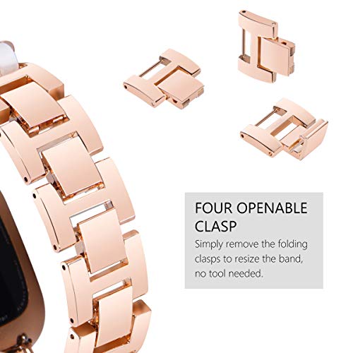 Wingle Compatible for Fitbit Versa 2 strap, Jewelry Bracelet Compatible with Fitbit versa Strap - Image 4