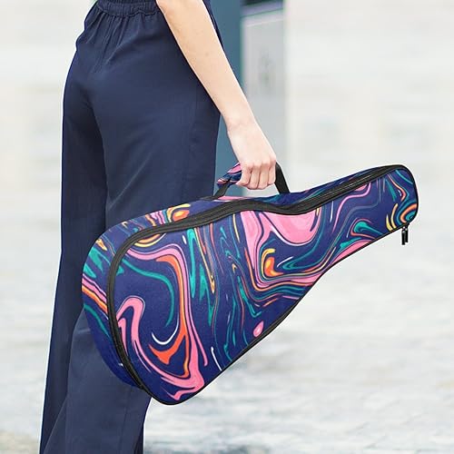 JRHEJTHH Durable Ukulele Bag Water Resistent Ukulele Case with Adjustable Shoulders for 21 23 24 inch Thick Padding Colorful Pattern - Les Beatles, Paul McCartney, John Lennon, RIngo Starr, George Harrison JRHEJTHH Durable Ukulele Bag Water Resistent Ukulele Case with Adjustable Shoulders for 21 23 24 inch Thick Padding Colorful Pattern – Image 7