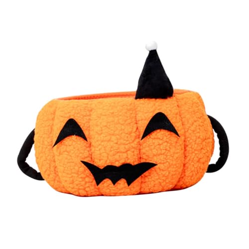 Panier de rangement citrouille en coton pour décorer Halloween et ranger la chambre enfant