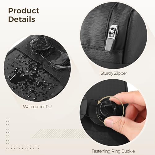 Sac de selle de vélo de route avec boucle de fixation rapide et étanche PU - 4