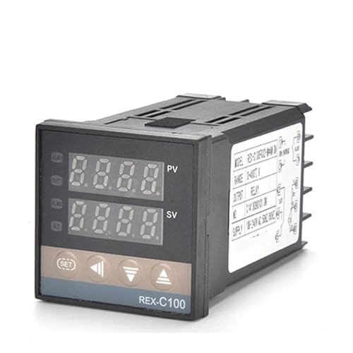 Régulateur REX-C100 PT100 pour stabiliser la température d'un four avec relais SSR et radiateur