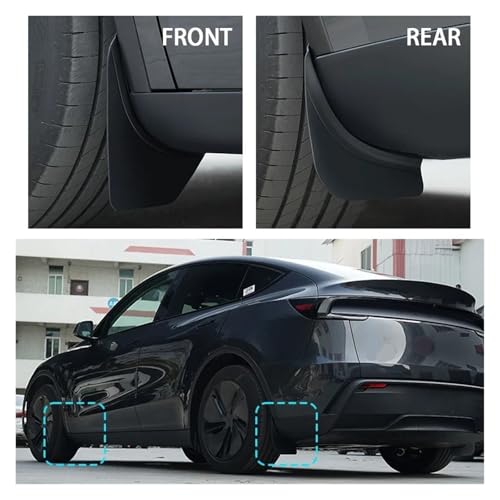 Guardabarros para Tesla Model Y 2025 Juniper que protegen tu pintura de salpicaduras 5
