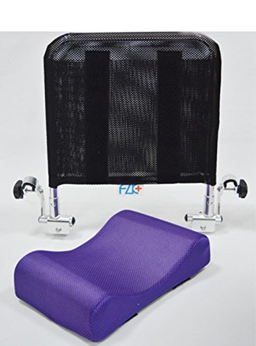 AA-SS- Neck Support Universal verstellbare Rollstuhlkopfkissen Nackenkissen Erhöhung Rollstuhlzubehör Lila Cover