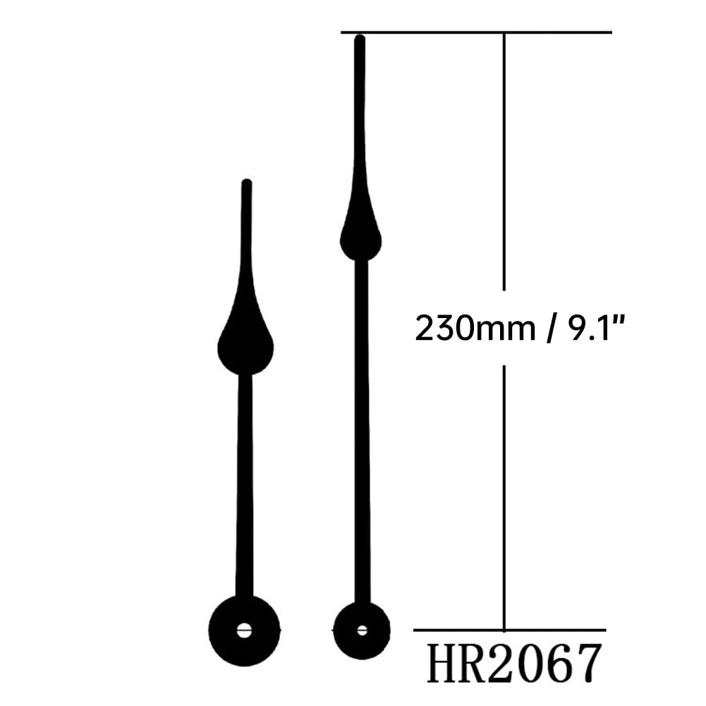 BakerMiche Aiguilles De L'horloge, Facile à Installer Mouvement Mecanisme D'Horloge Silencieux à Quartz DIY Pièces De Réparation De Mécanisme De Mouvement D' Horloge à Quartz Kits