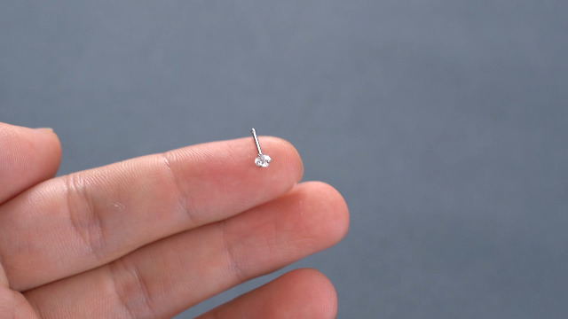 Aucuu Piercing Nez, 120pcs Piercings Nez Acier Chirurgical 316, Incurvé,Hypoallergénique Acier Inoxydable, pour Femmes Hommes 20G 1,5mm 2mm 2,5mm