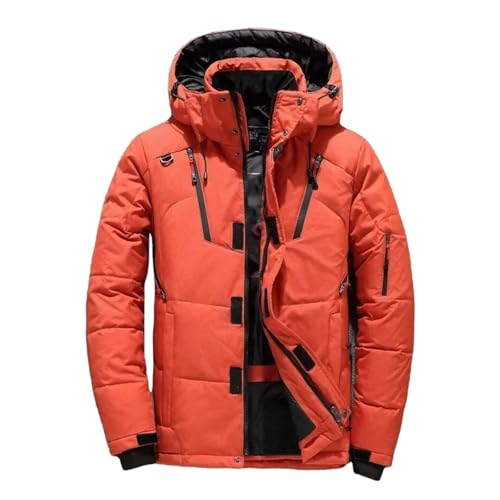 Men Winter Jacket White Duck Down Parka Casual Goose Feather Men's Winter Coat Hood Thick Warm Waterproof Jackets