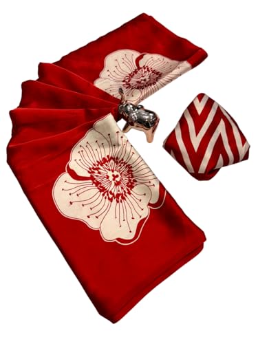 Image of SATIKA VASTRAM Modal Silk Ajrakh Saree Bandhani Design Crepe Printed Designer Pallu Attach Blouse Piece