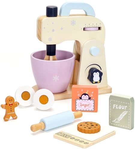 PairPear Holz Mixer Set Kinder Holzspielzeug Lebensmittel Backspielzeug mit Zubehör Zubehör für Kinderküche Spielen Küchenzubehör Rollenspiel Spielzeug für Mädchen und Jungen PairPear Holz Mixer Set Kinder Holzspielzeug Lebensmittel Backspielzeug mit Zubehör Zubehör für Kinderküche Spielen Küchenzubehör Rollenspiel Spielzeug für Mädchen und Jungen