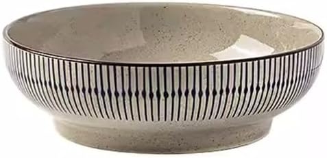 Soup Bowl Ceramic Soup Basin Household Large Soup Bowl Large Basin Bowl Boiled Fish Bowl Salad Bowl Suitable for Microwave, Oven and Dishwasher Kitchen Multipur