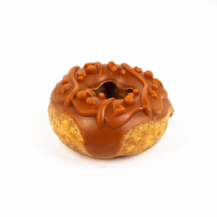 BUBIMEX Snack Donut de Pollo Glaseado Ø 7cm 10 Unidades (Zanahoria)