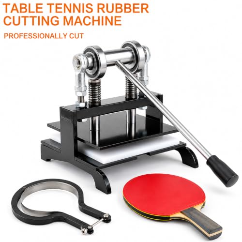 Máquina de corte de goma para tenis de mesa con doble rodamiento y molde universal 3