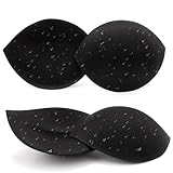 Nimiah Bathing Suit Inserts Push-up Waterproof 2 Pairs Swimsuit Bra Cups Add 1 Cup Size Instantly Comfy Lightweight Breast Enhancer for Bikini Tops