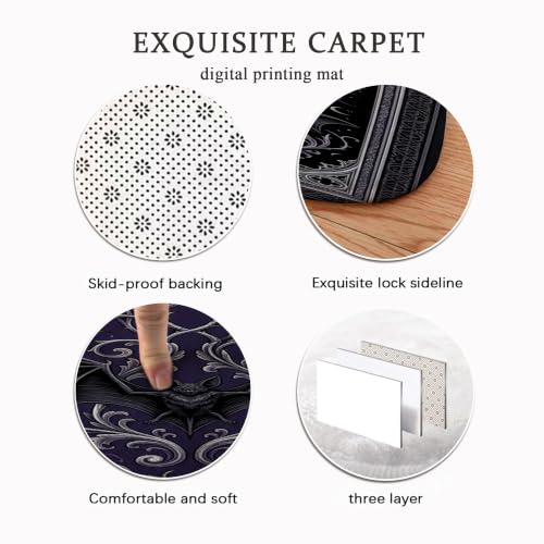 Alfombra de pasillo sofisticada con estampado de curvas florales elegantes estilo exclusivo 7