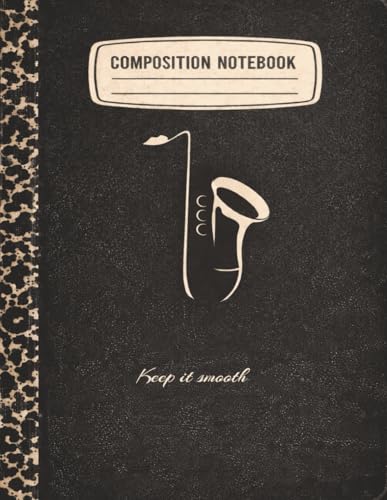 Black Composition Notebook for musicians: 12-Stave Staff Paper, 100 Pages, 8.5x11 Inch Music Manuscript Notebook for Songwriting & Composition