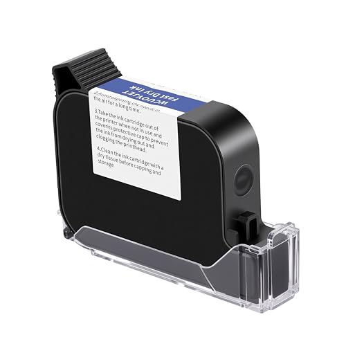 Image of Handheld Printer Ink Original Solvent Fast-Drying 42ML Black Ink Replacement for H760 Handheld Inkjet Printer Ink Cartridge