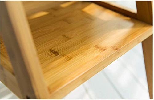 Taburete de escalera de madera maciza con acabado premium para decoración funcional 4