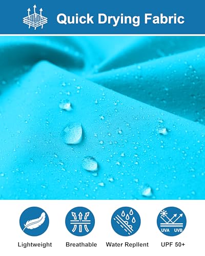 Image of G Gradual Mens Swim Trunks with Compression Liner 7 inch /9'' Quick Dry Board Shorts Swimsuit Bathing Suit for Men Zipper Pockets