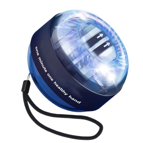 ジャイロボール ハンドエクササイザー,手の筋力トレーナー - 手首 フィットネス 強化器具 | アスリート、フィットネス、ジム、家庭向けの日々の腕と前腕のエクササイズ用