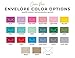 Professional Personalized Notepads - Small Notepad 5x7 w/ 50 Printed Sheets – Monogrammed Personalized Stationery Customizable Up to 8” x 10” – Simple & Classy Desk Supplies – Thin Line Notepad