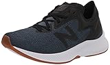 New Balance Men's Dynasoft Pesu V1 Running Shoe, Black/Gum, 13