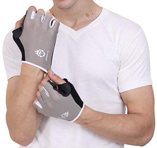 Burnlab Gym Gloves for Men and Women, Full Palm Protection & Grip. Great for Weightlifting, Pull ups and Cross Training