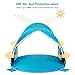 WolfWise UPF 50+ Easy Pop Up 3 Person Beach Tent Sport Umbrella Instant Sun Shelter Tent Sun Shade Canopy