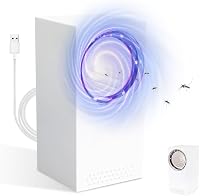 Tiptop Home Elektromos Rovarcsapda - UV Fényes USB Szúnyogirtó Lámpa, Hordozható Légycsapda Beltéri és Kültéri Használatra, Csendes Működés 1