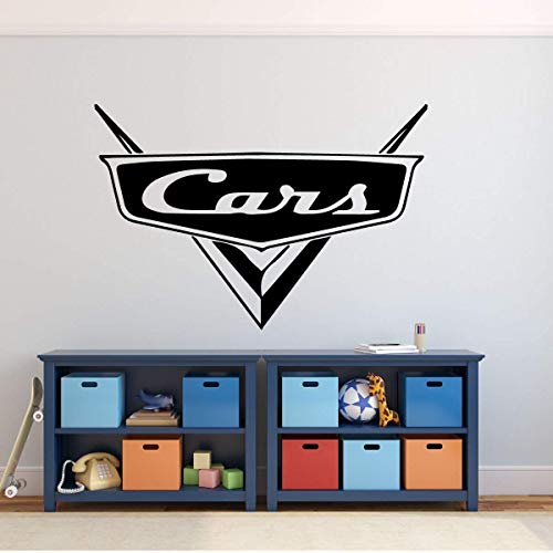 Custom Name Cars Decal - Personalized Emblem Wall Decal For Man Cave Or Garage - Removable Vinyl Wall Decoration For Boy's Or Girls Bedroom, Playroom, Gameroom Or Office #TOP10
