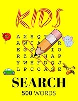 WORD PUZZLES FOR KIDS 4-12: 500 FUN AND INTERACTIVE PUZZLE BOOK B0F6BK18Y6 Book Cover