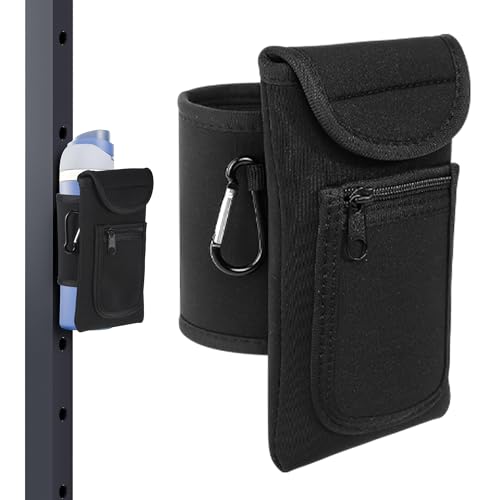 Magnetic Gym Bag, Magnetische Wasserflasche Tasche mit Magneten für Handy, Schlüssel und Zubehör, Gym Zubehör Fitness Zubehör Fitnessstudio Zubehör Gym Tasche Magnetisch für Fitnessstudios Radfahren