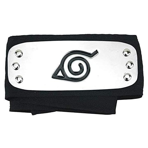 Naruto Konoha - Diadema negra de anime Ninja